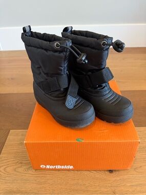 Northside Toddler / Baby Black Snow Boots Size 7